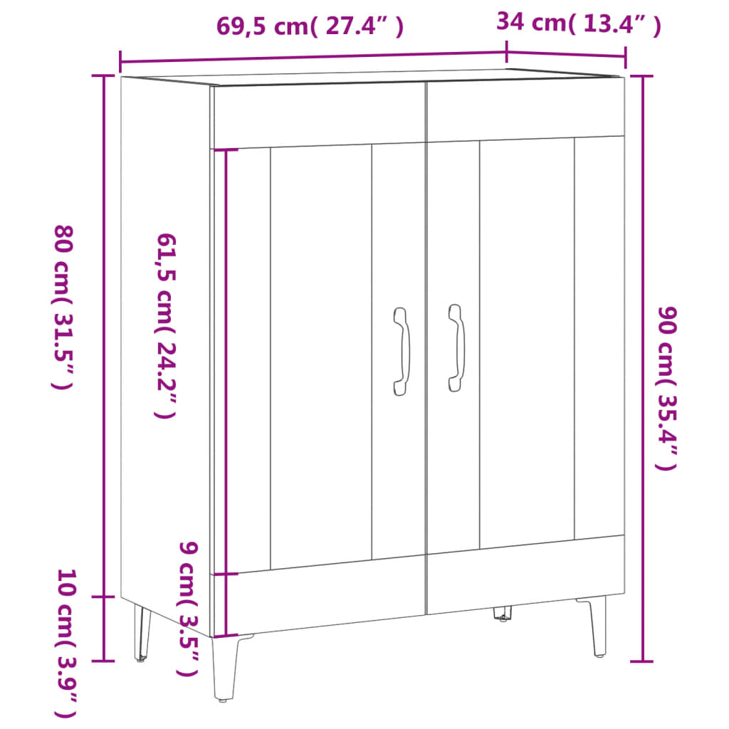 Black Sideboard - Sudd