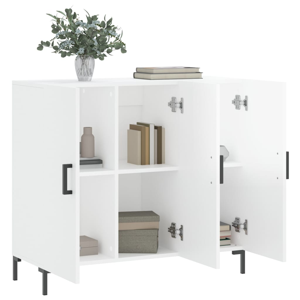 High Gloss White Sideboard - Sudd