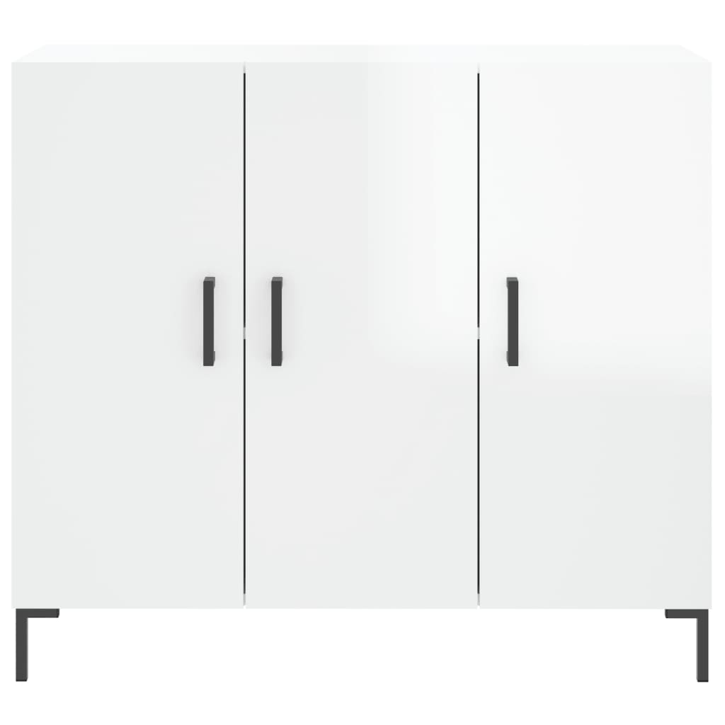 High Gloss White Sideboard - Sudd