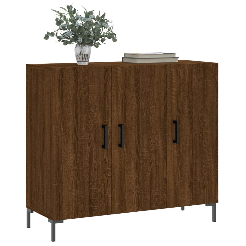 Brown Oak Sideboard - Sudd