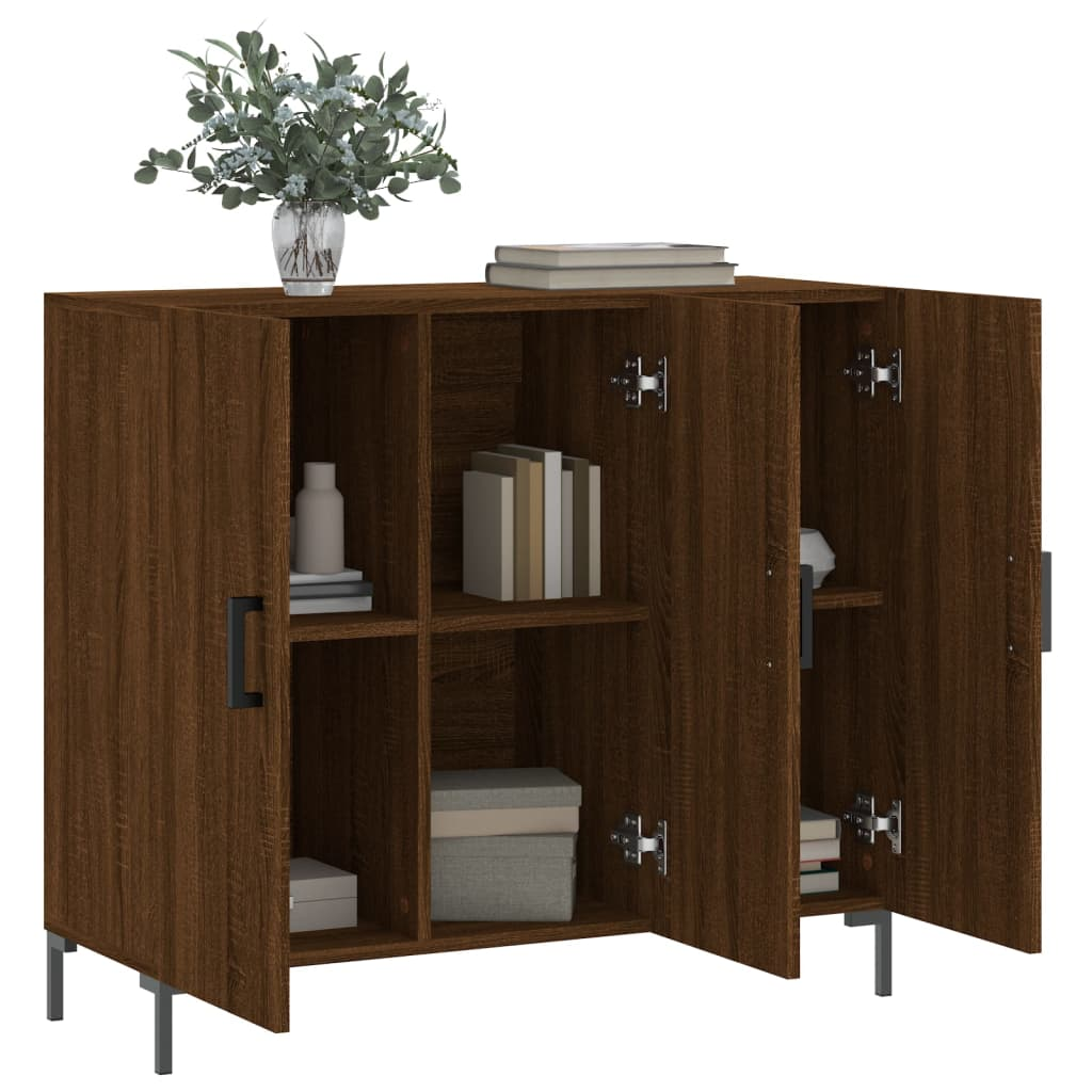 Brown Oak Sideboard - Sudd