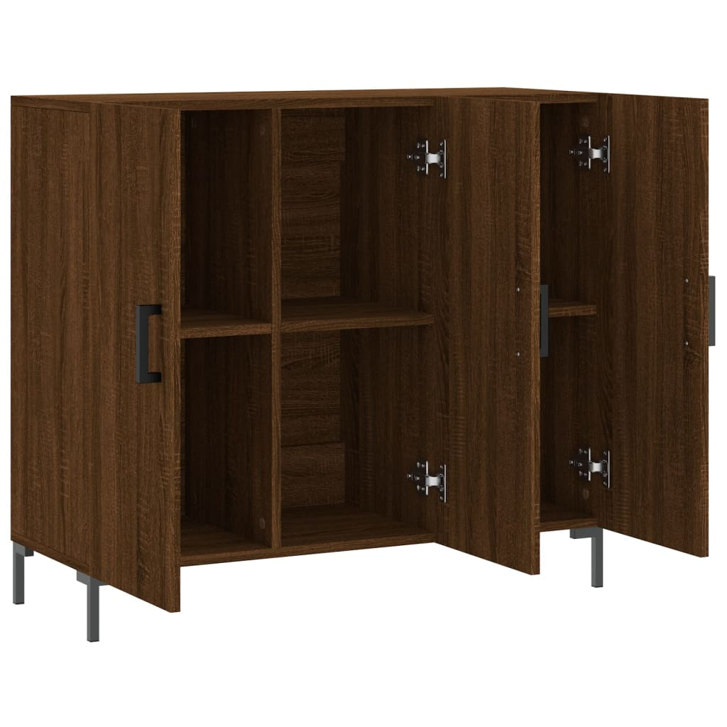 Brown Oak Sideboard - Sudd