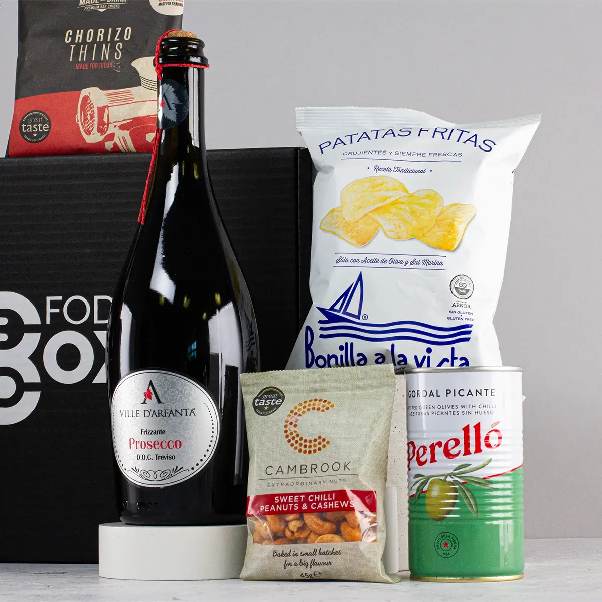 Delicious Prosecco and Snacks Hamper - Perfect Gift for Prosecco Lovers - Sudd