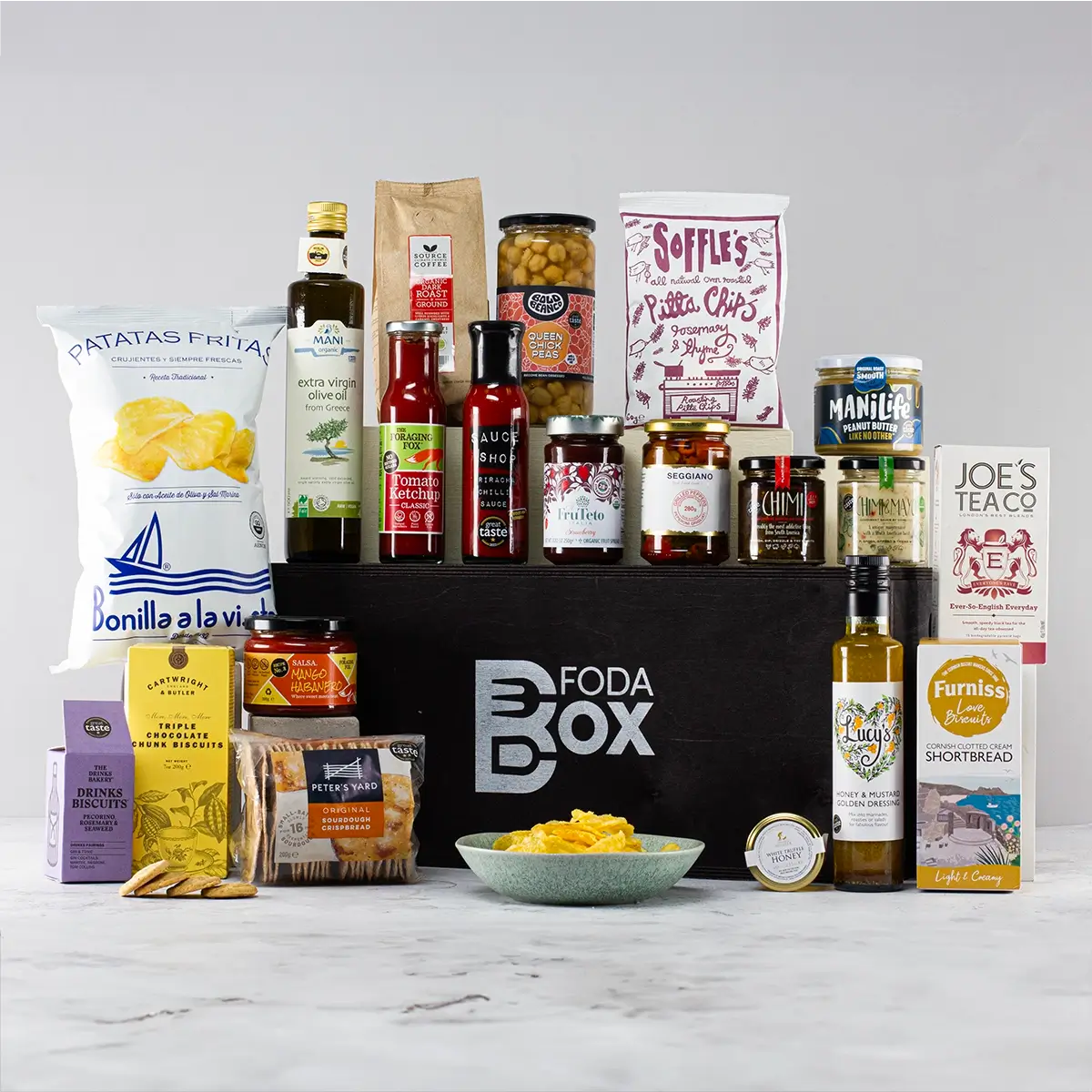 Classic Pantry Hamper in Luxury Pine Box - Premium Gourmet Food Gift - Sudd