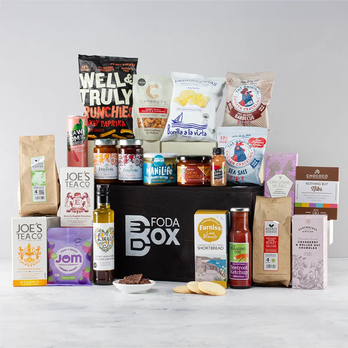 Luxury Housewarming Gift Hamper in a Beautiful Pine Box | Artisanal Food and Drink Selection - Sudd