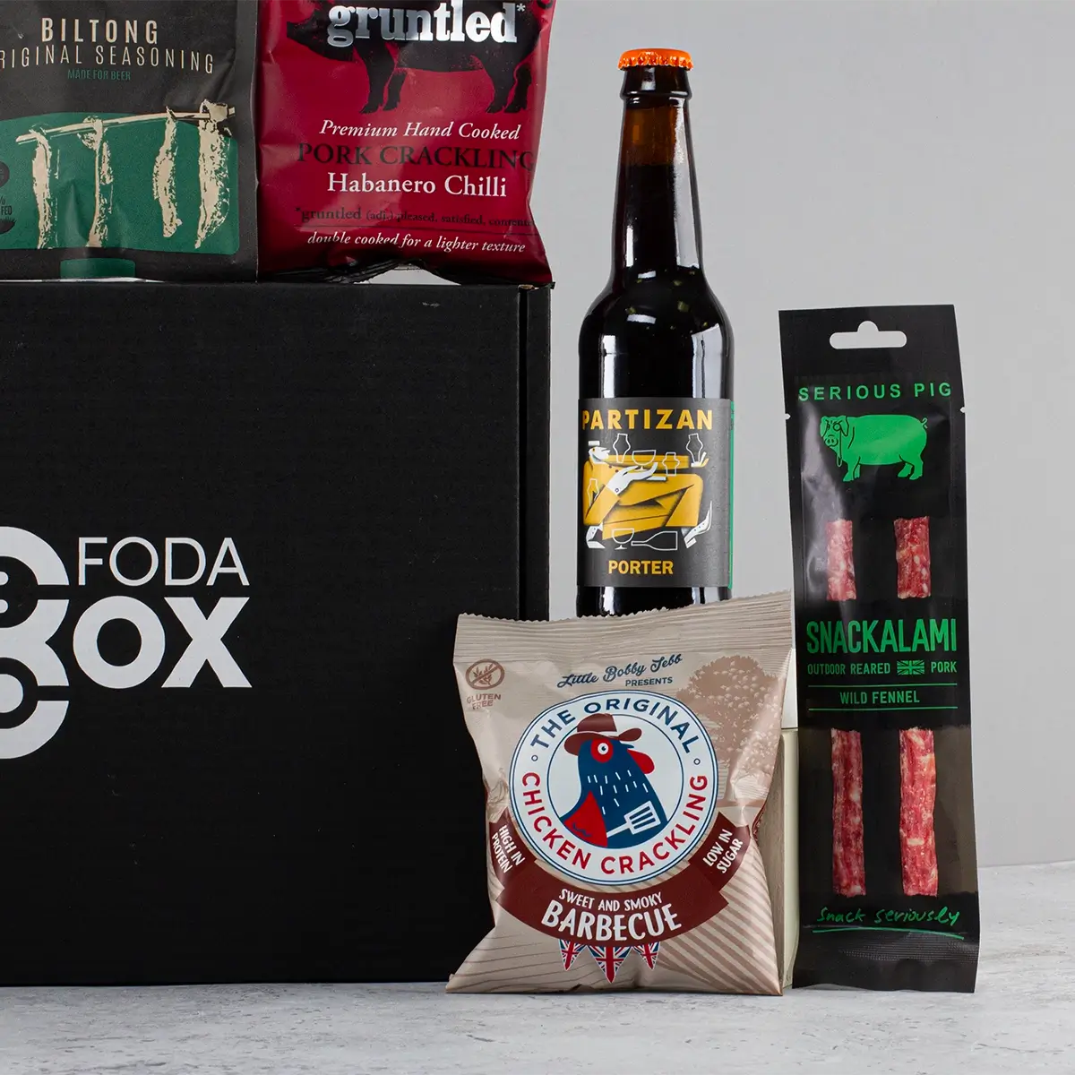 Craft Beer and Meat Snacks Gift Box - Sudd