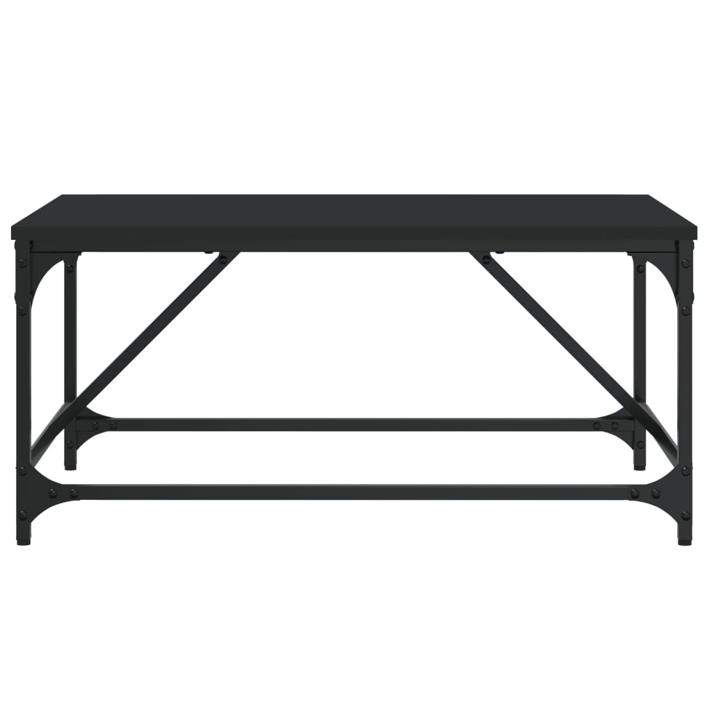 vidaXL Coffee Table Black 75x50x35 cm Engineered Wood - Sudd