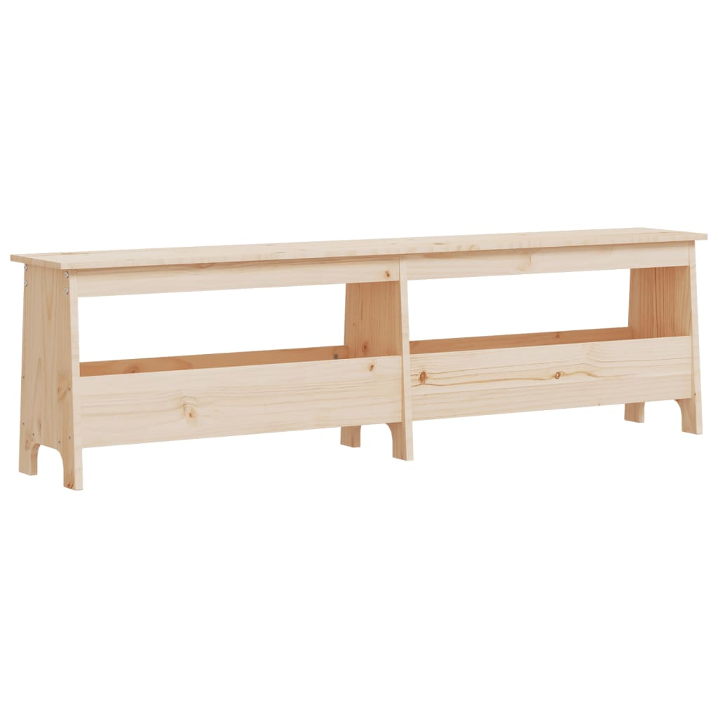 vidaXL Hall Bench 160x28x45 cm Solid Wood Pine - Sudd