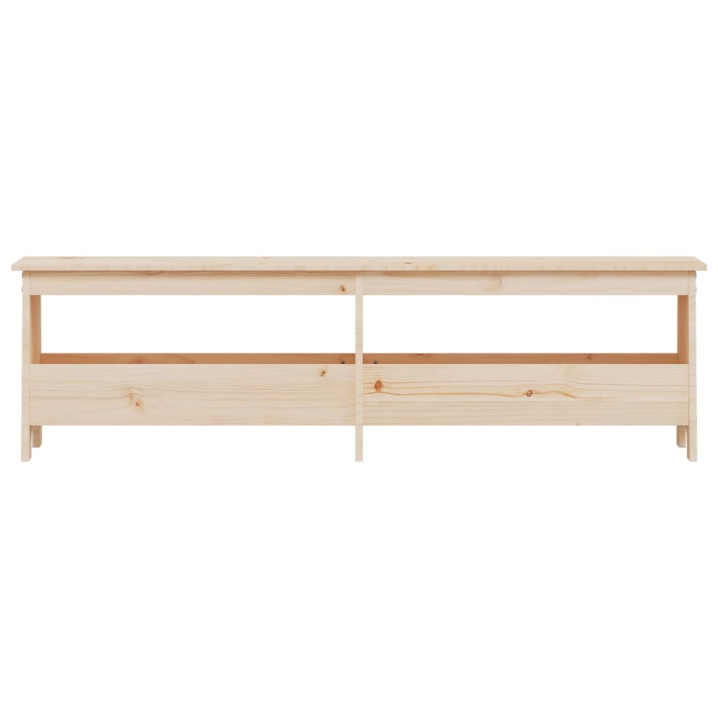 vidaXL Hall Bench 160x28x45 cm Solid Wood Pine - Sudd