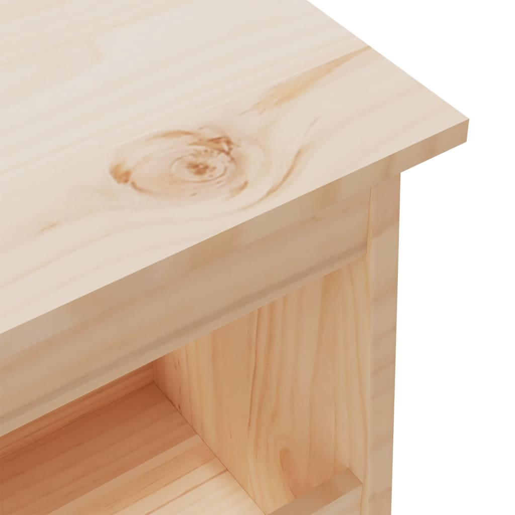 vidaXL Hall Bench 160x28x45 cm Solid Wood Pine - Sudd