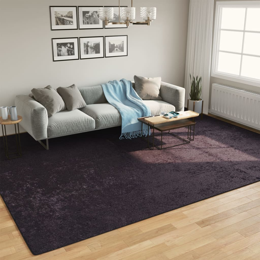 vidaXL Rug Washable Anthracite 400x300 cm Anti Slip - Soft, Durable, and Stylish - Sudd