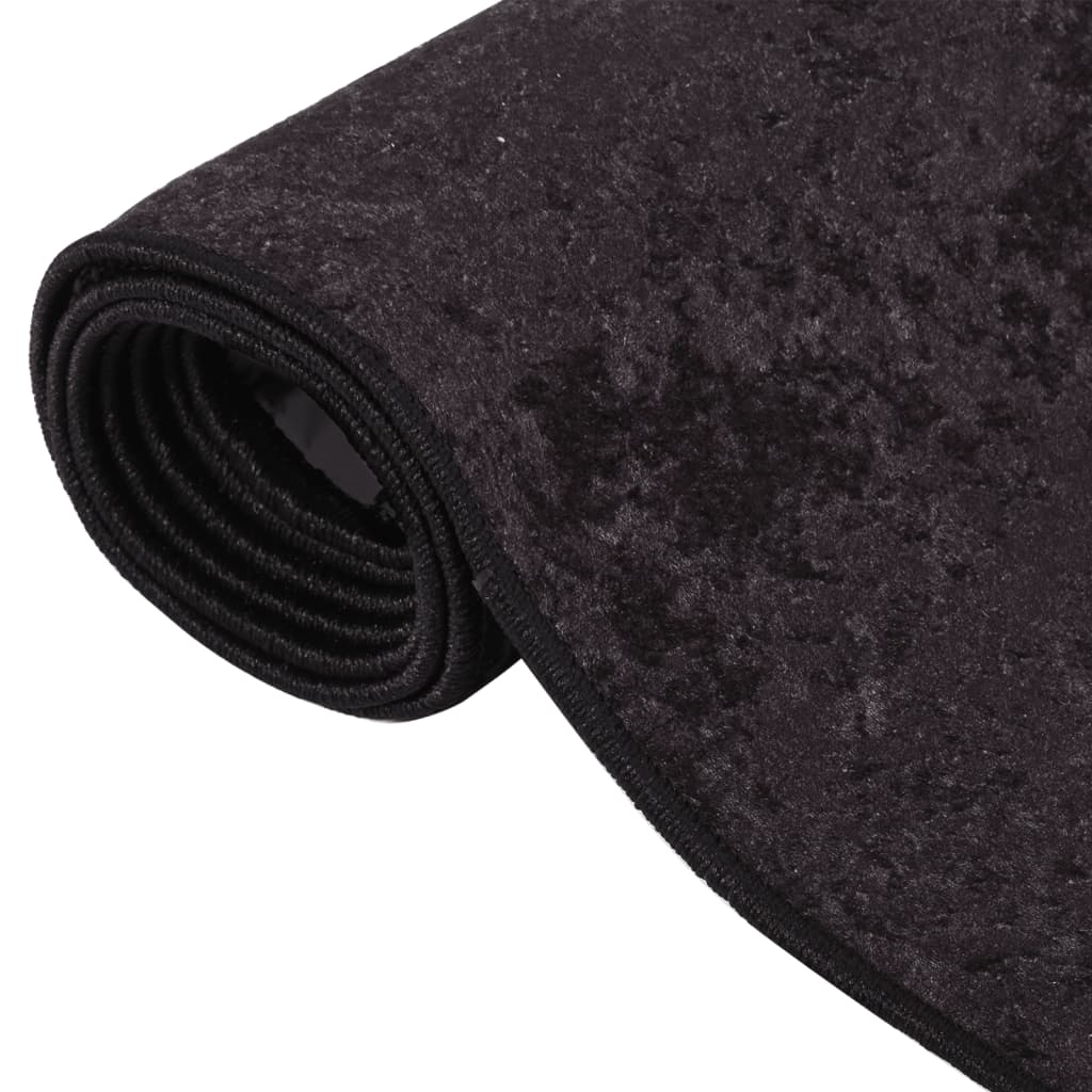 vidaXL Rug Washable Anthracite 400x300 cm Anti Slip - Soft, Durable, and Stylish - Sudd