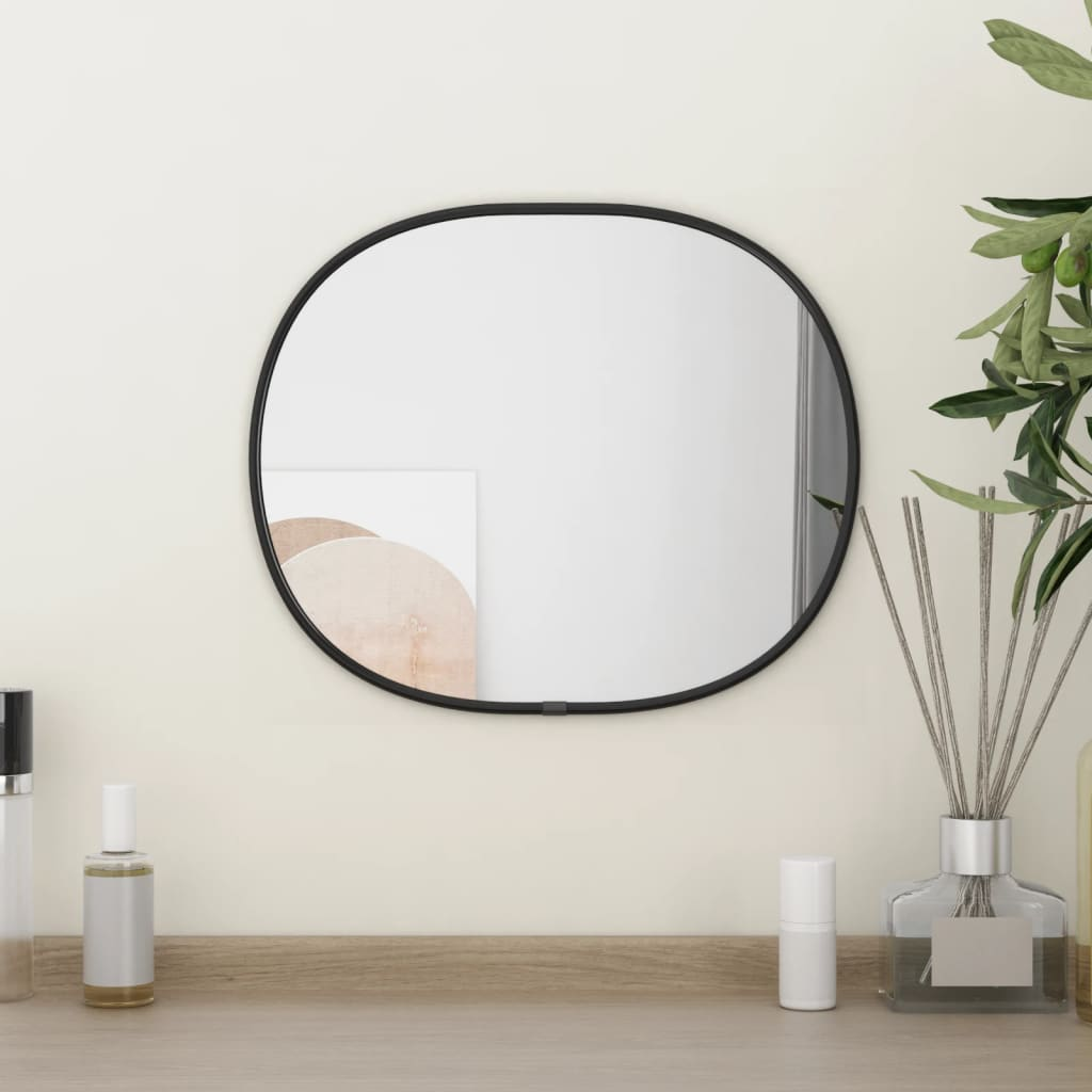 Black Wall Mirror 30x25 cm - Sudd