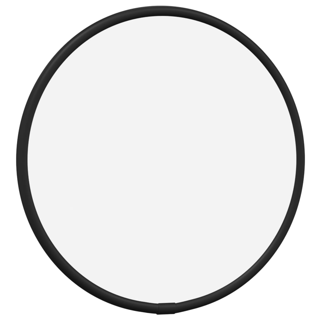 vidaXL Wall Mirror Black Ø 20 cm Round - Sleek and Stylish Home Decor - Sudd