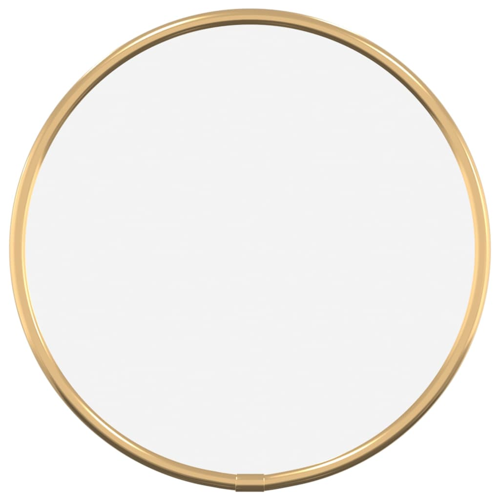 vidaXL Wall Mirror Gold Ø 20 cm Round - Elegant and Practical Home Decor - Sudd