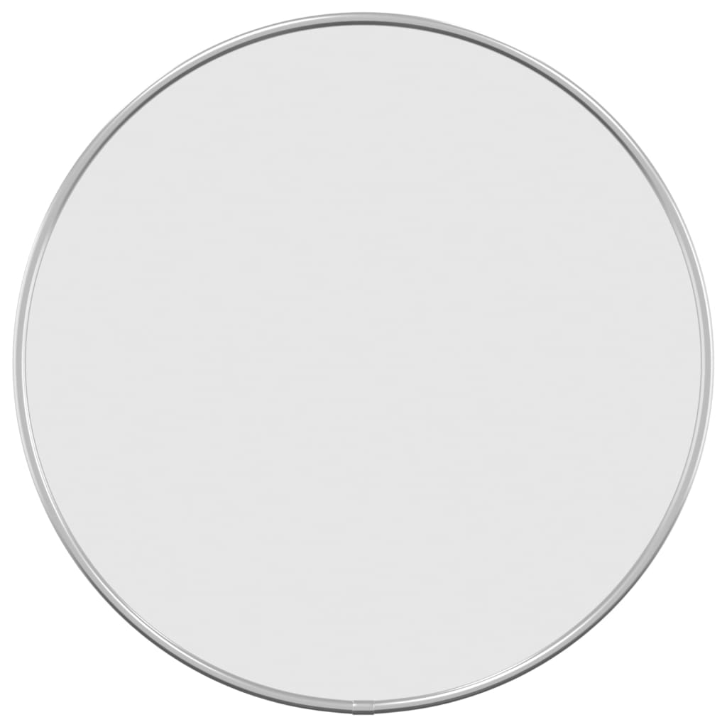 vidaXL Wall Mirror Silver Ø 40 cm Round - Stylish and Practical Home Decor - Sudd