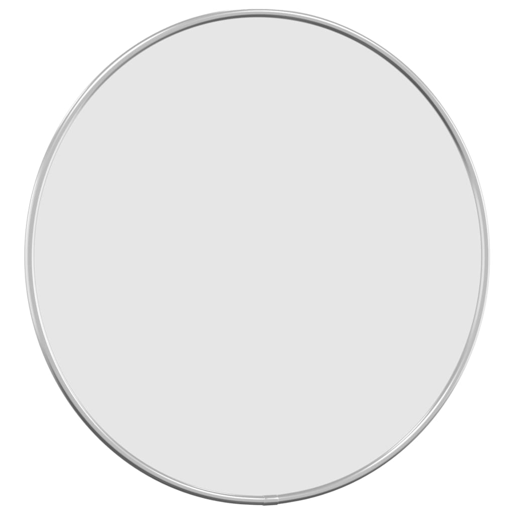 vidaXL Wall Mirror Silver Ø 40 cm Round - Stylish and Practical Home Decor - Sudd