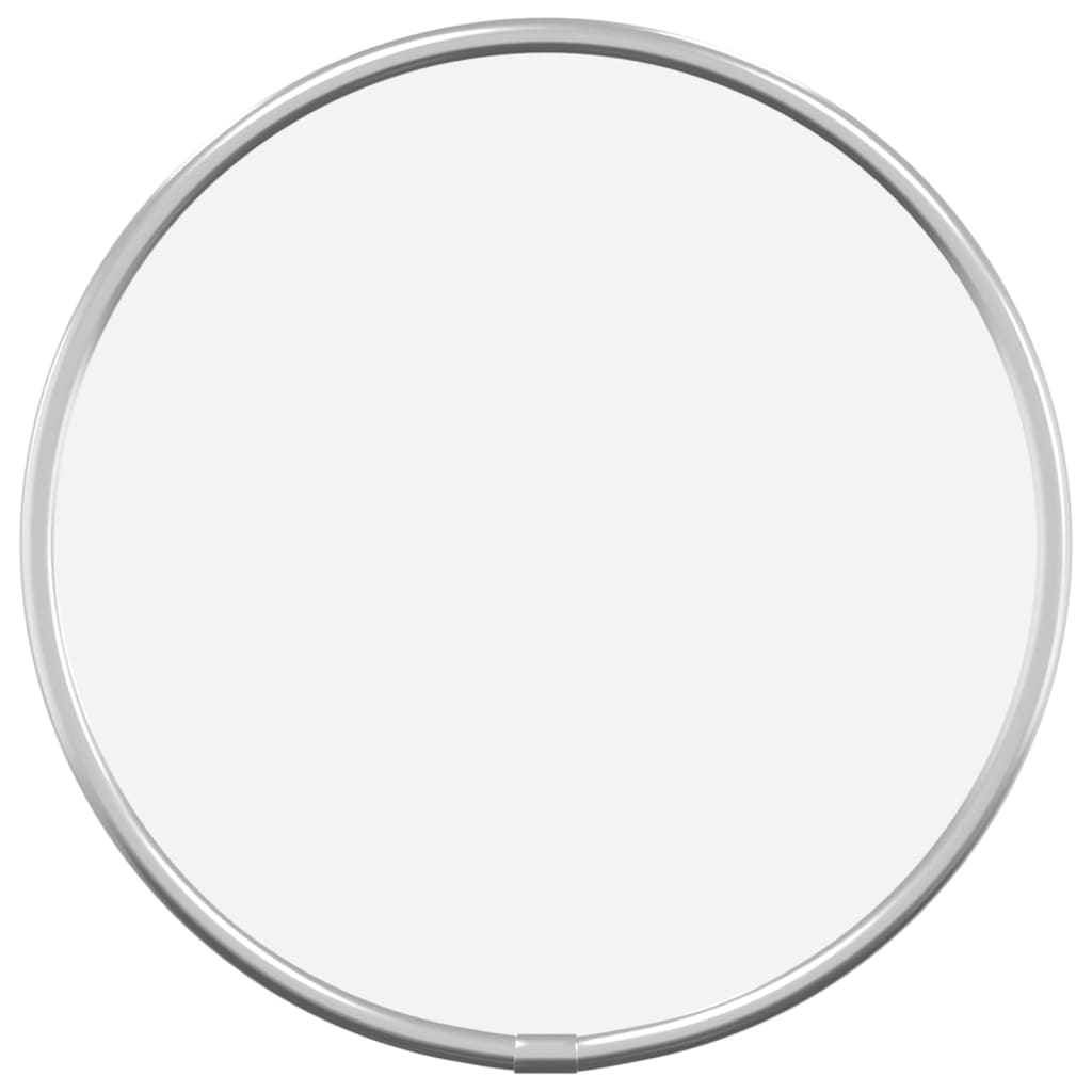 vidaXL Wall Mirror Silver Ø 20 cm Round - Sudd