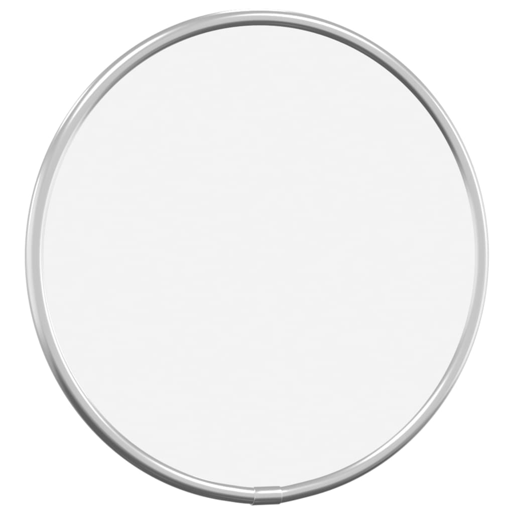 vidaXL Wall Mirror Silver Ø 20 cm Round - Sudd