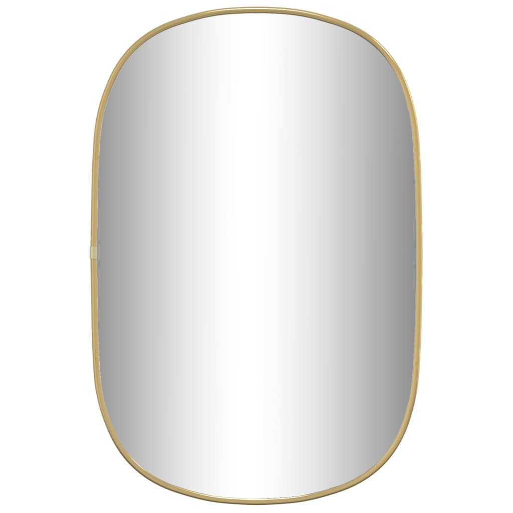 vidaXL Wall Mirror Gold 60x40 cm - Sudd