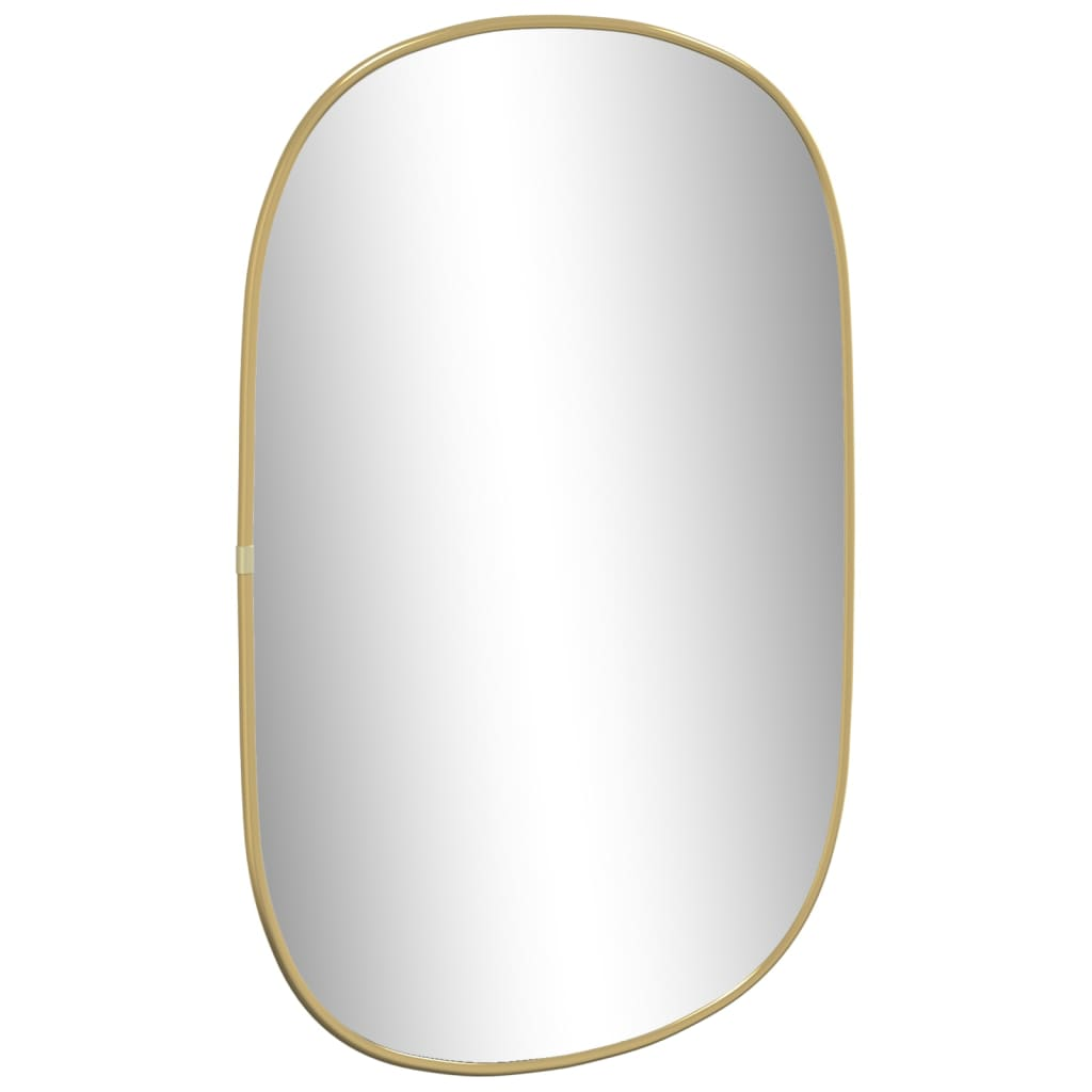 vidaXL Wall Mirror Gold 60x40 cm - Sudd