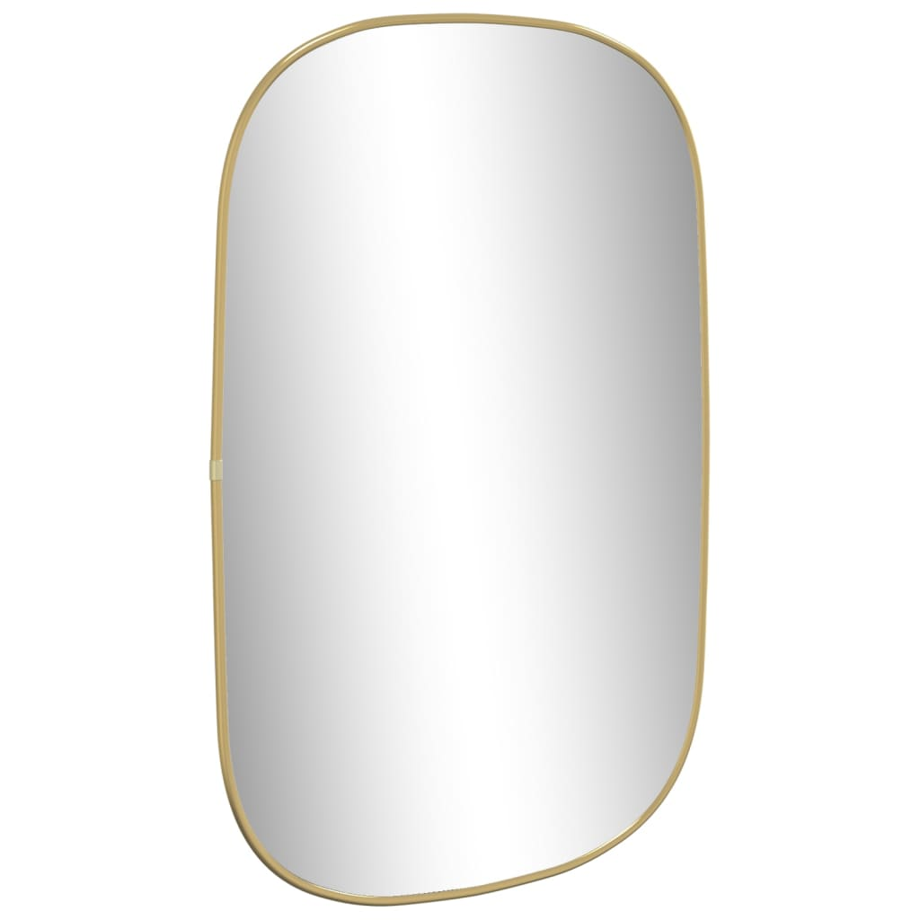 vidaXL Wall Mirror Gold 70x45 cm - Sudd