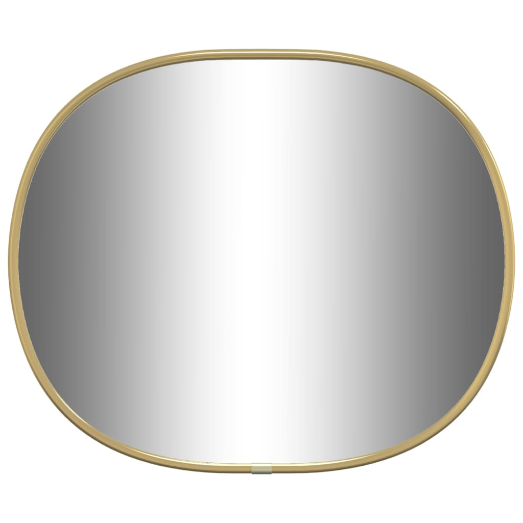 vidaXL Wall Mirror Gold 30x25 cm - Add a Touch of Elegance to Your Home Decor - Sudd