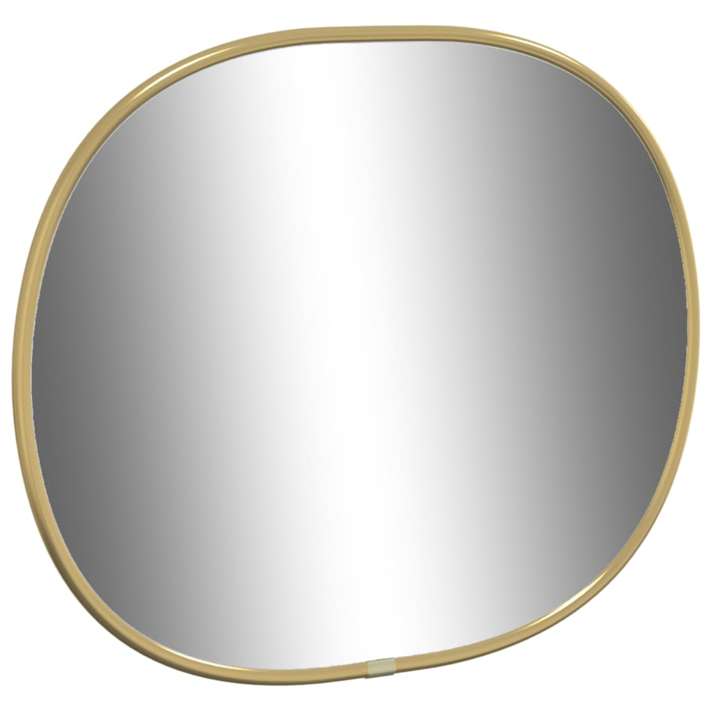 vidaXL Wall Mirror Gold 30x25 cm - Add a Touch of Elegance to Your Home Decor - Sudd