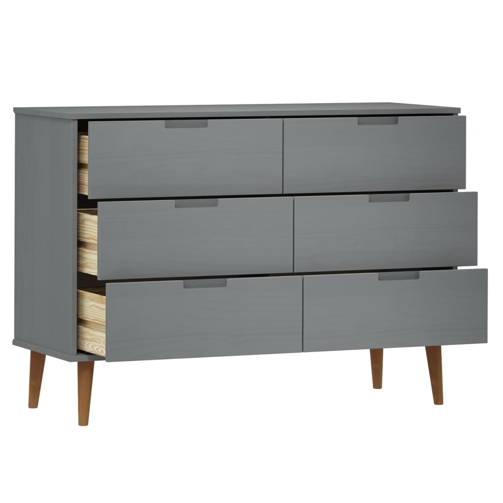 Grey Drawer Cabinet - Sudd