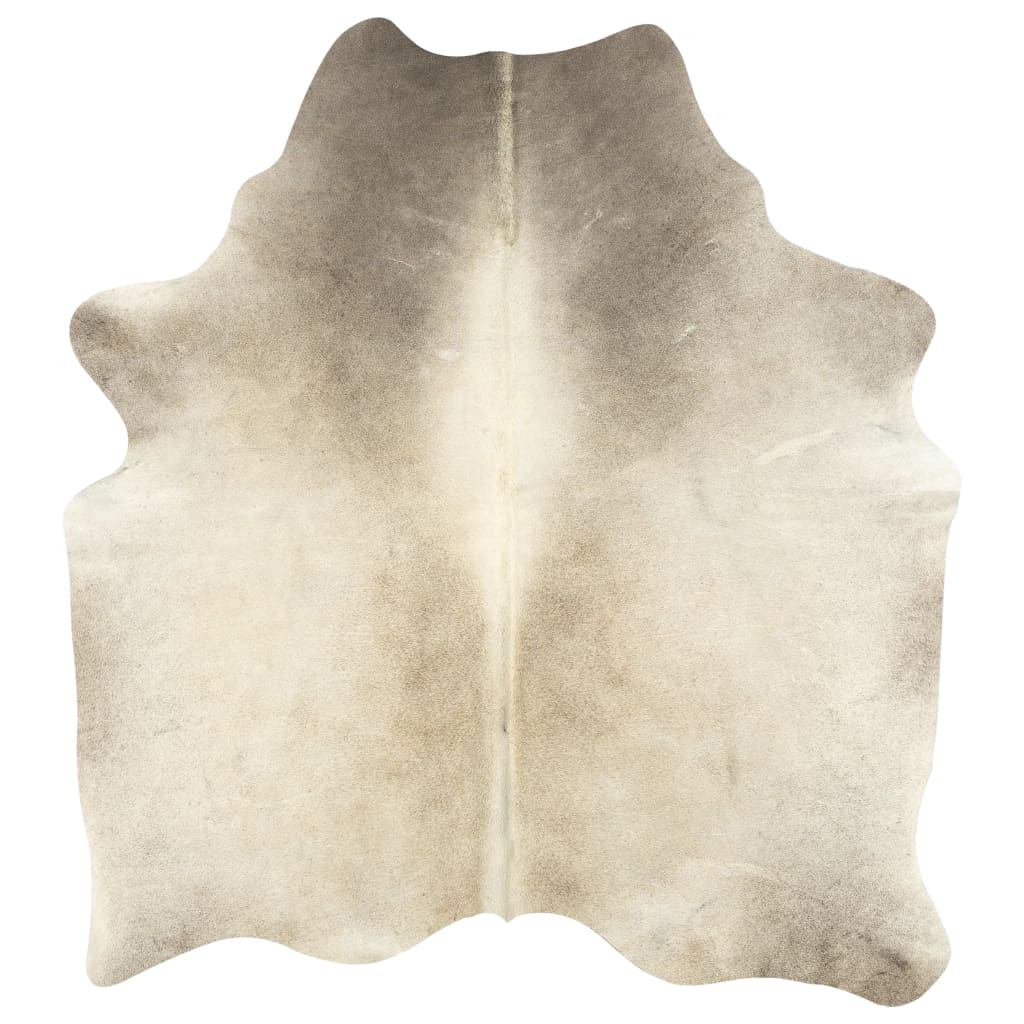 vidaXL Real Cowhide Rug Beige 180x220 cm - Sudd