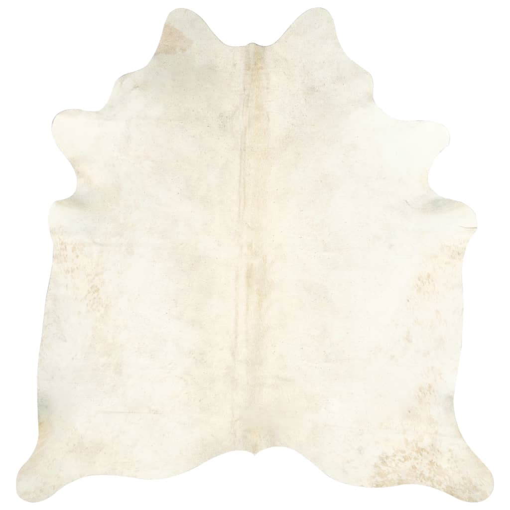 vidaXL Real Cowhide Rug Beige 180x220 cm - Sudd