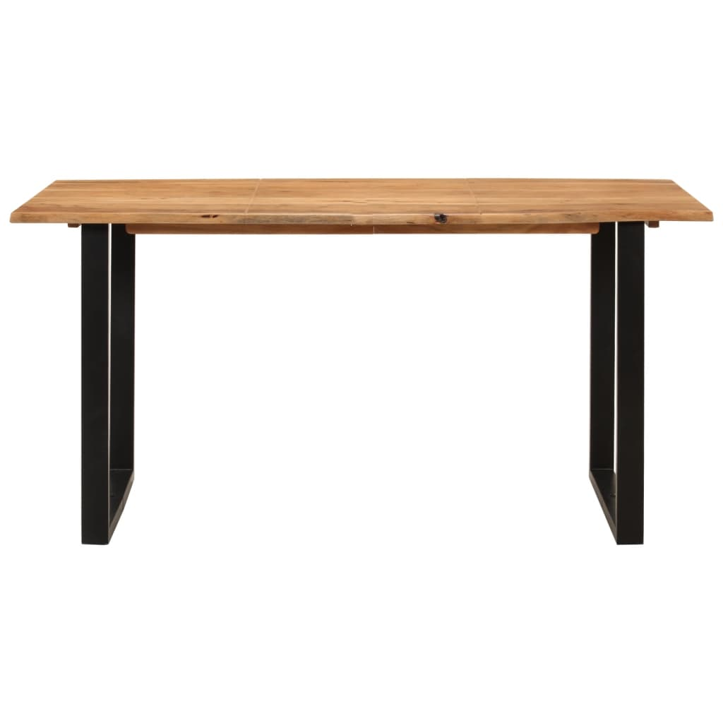 vidaXL Dining Table 154x80x76 cm Solid Acacia Wood - Sudd