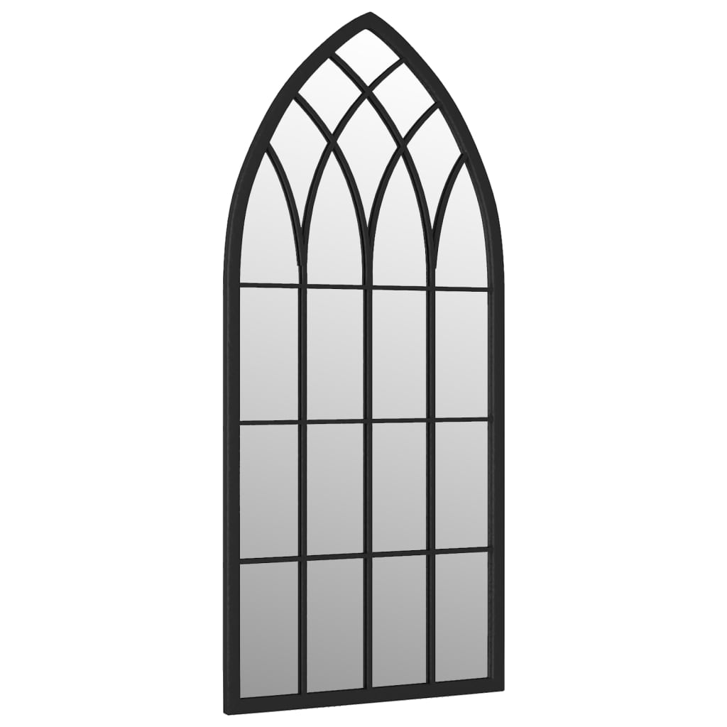 Black Iron Mirror 100x45 cm - Sudd