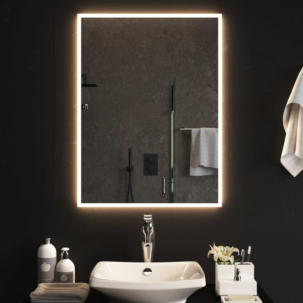 LED Bathroom Mirror 60x80 cm - Stylish and Waterproof - Sudd