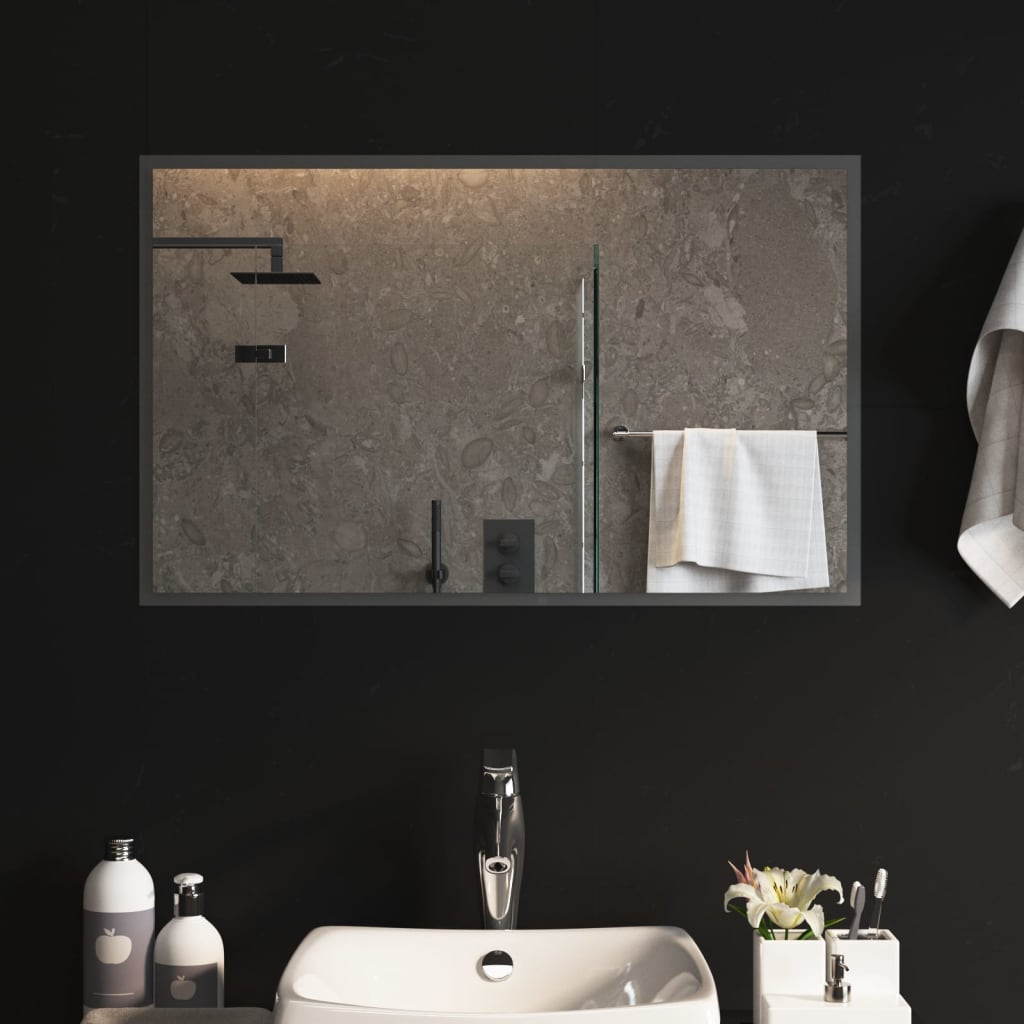 LED Bathroom Mirror 50x80 cm - Stylish, Waterproof, Easy Installation - Sudd