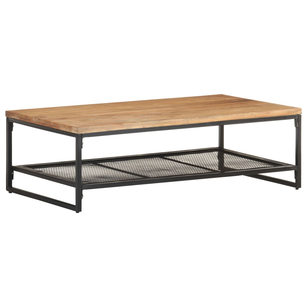 vidaXL Coffee Table 110x60x35 cm Solid Acacia Wood - Sudd