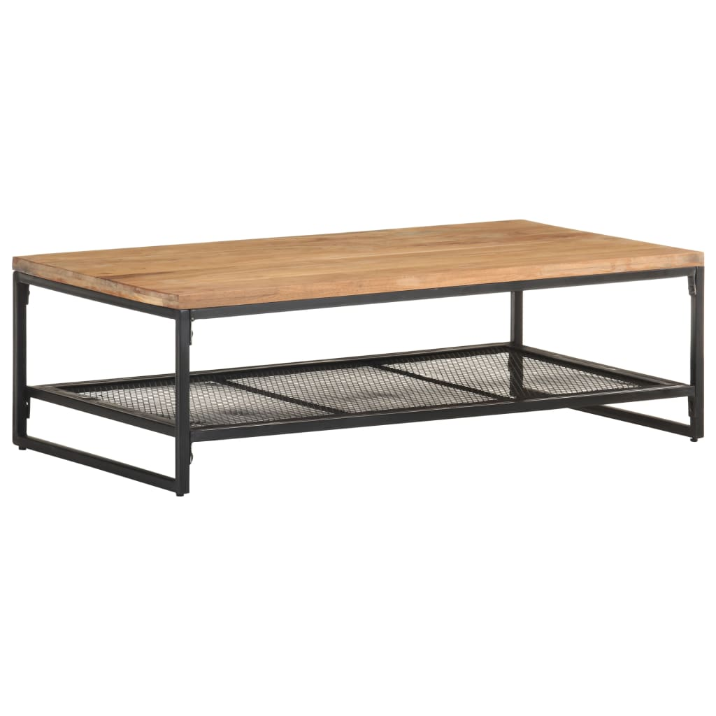 vidaXL Coffee Table 110x60x35 cm Solid Acacia Wood - Sudd