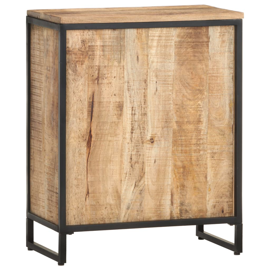 vidaXL Wine Cabinet 62x33x78.5 cm Rough Mango Wood - Sudd