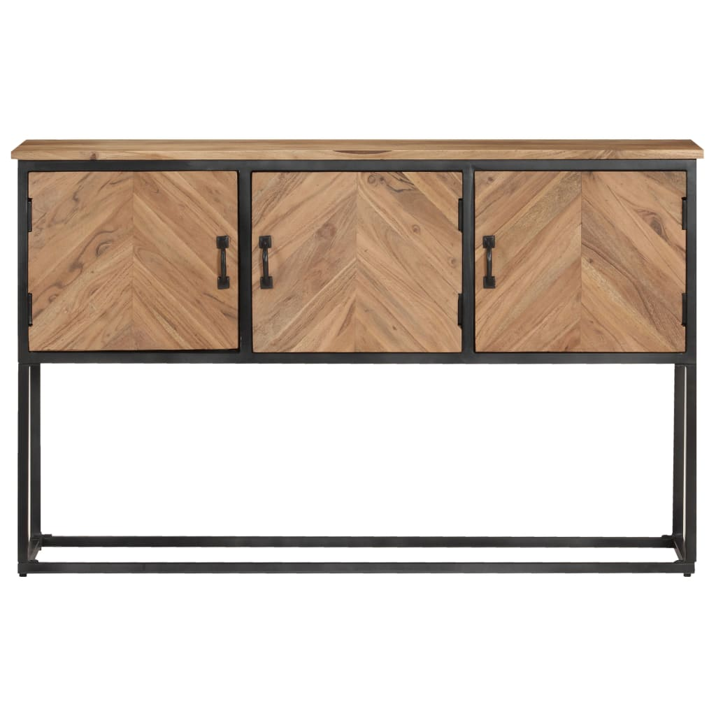 vidaXL Sideboard 120x30x75 cm Solid Acacia Wood - Sudd