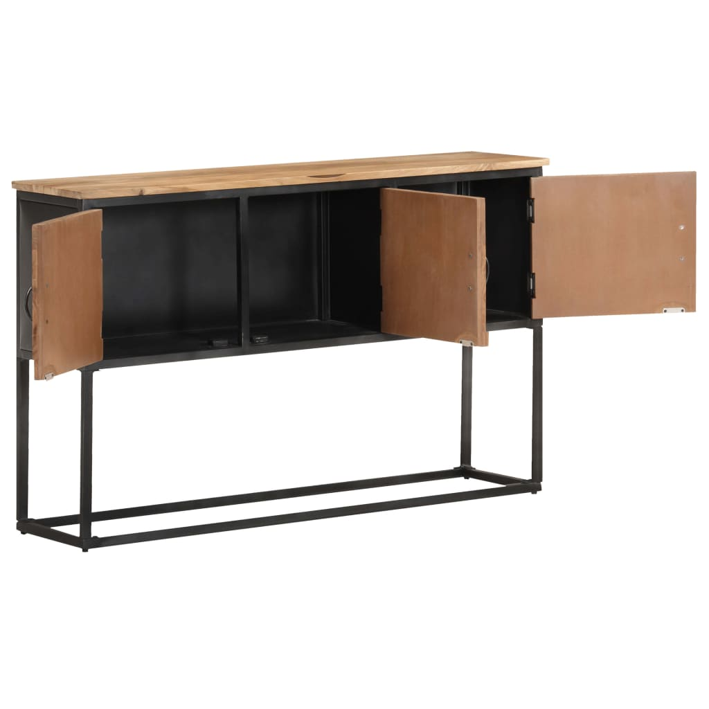 vidaXL Sideboard 120x30x75 cm Solid Acacia Wood - Sudd