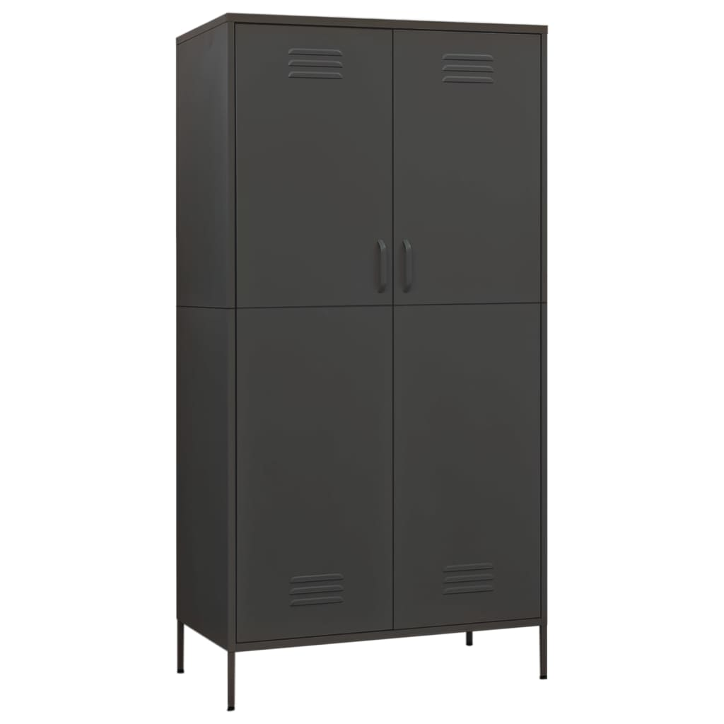 Anthracite Steel Wardrobe - Sudd