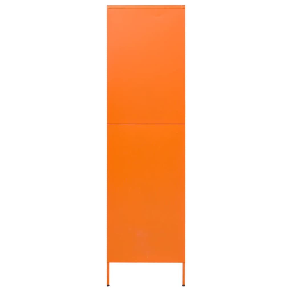 Orange Steel Wardrobe - Sudd