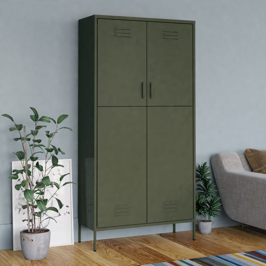 Green Steel Wardrobe - Sudd