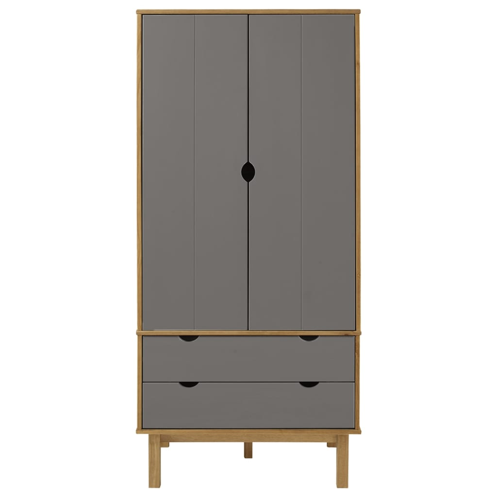 Brown and Grey Wardrobe - Sudd