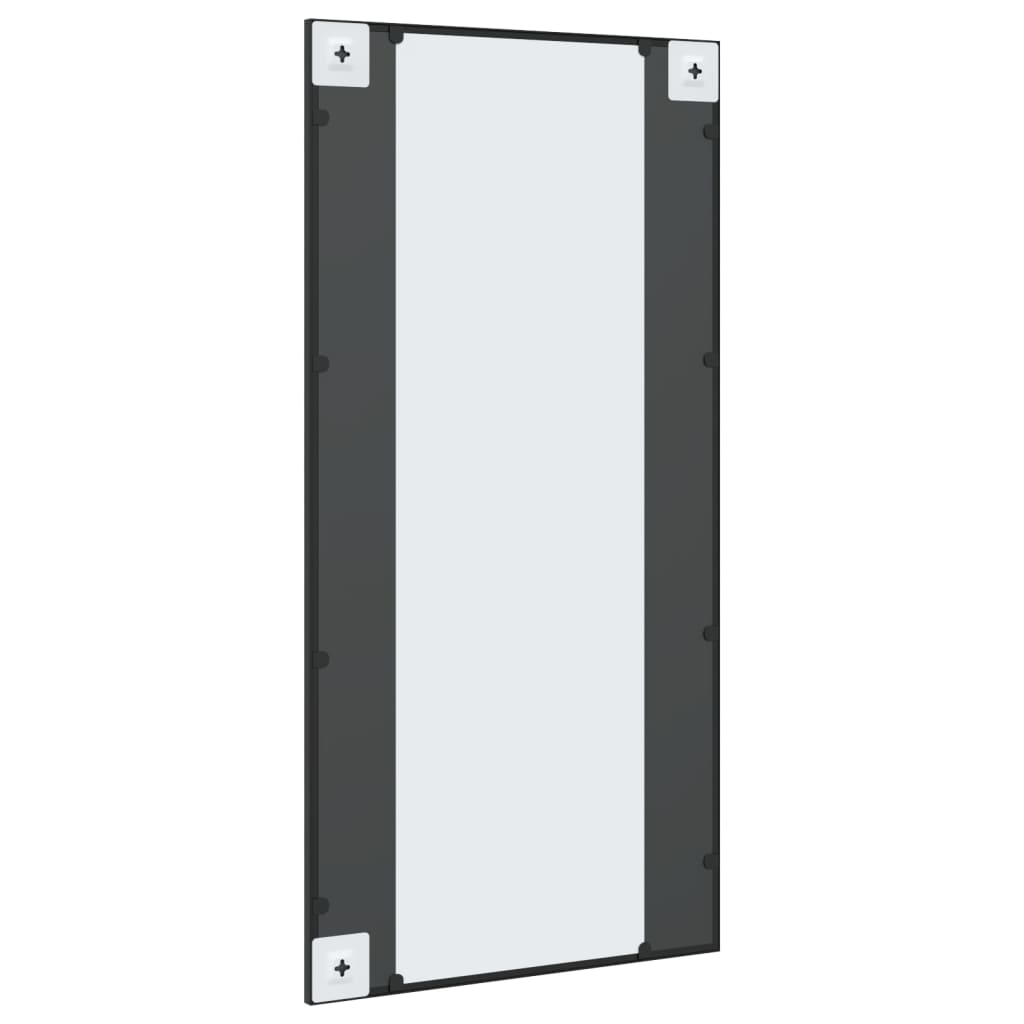 Black Metal Wall Mirror 50x100 cm - Sudd