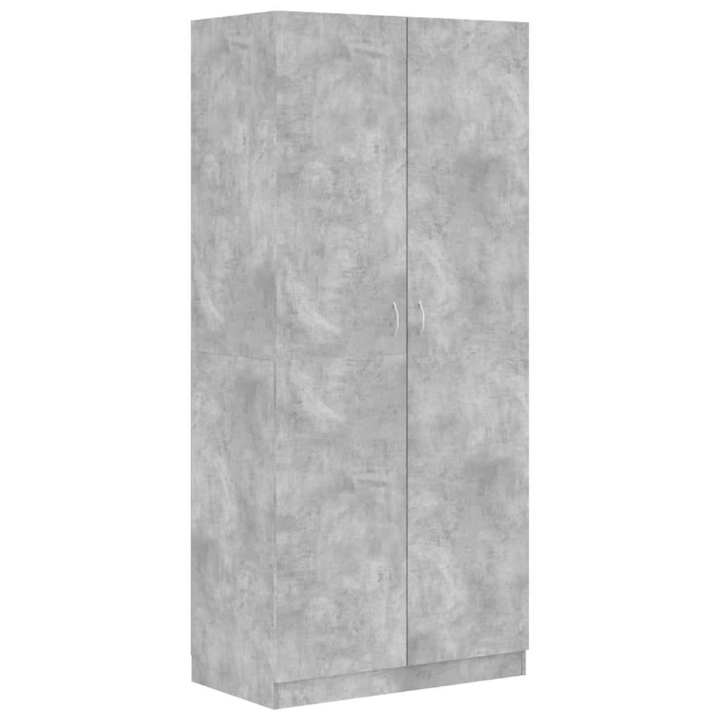 Concrete Grey Wardrobe - Sudd