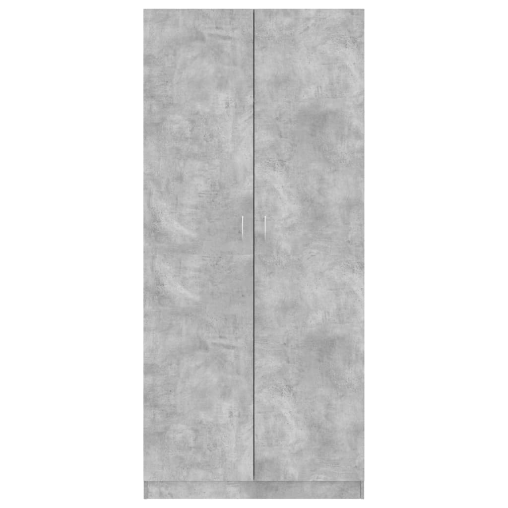 Concrete Grey Wardrobe - Sudd