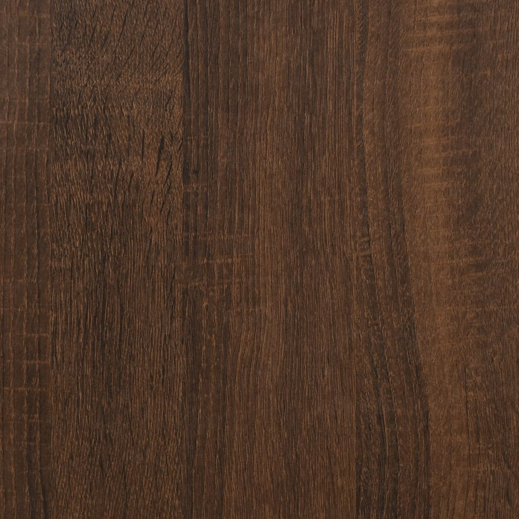 Brown Oak Drawer Cabinet - Sudd