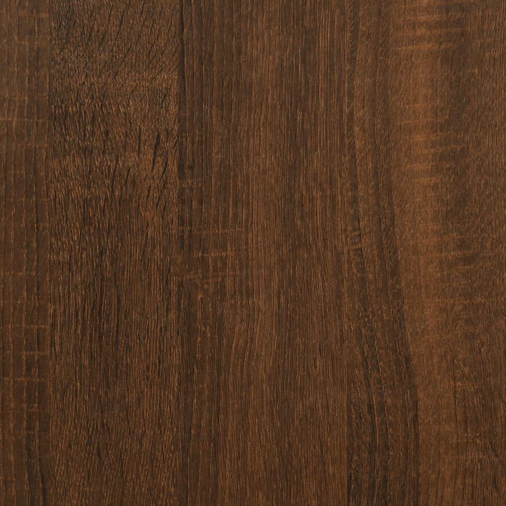 vidaXL Wardrobe Brown Oak 100x50x200 cm Engineered Wood - Sudd