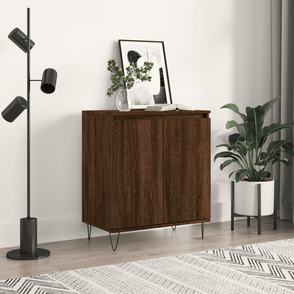 Brown Oak Sideboard - Sudd